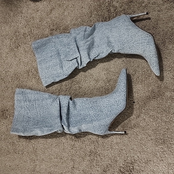 Azalea wang denim slouch boots - Picture 3 of 8